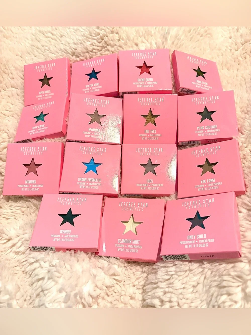 Jeffree Star Cosmetics Eyeshadow Pressed Pigment Lot